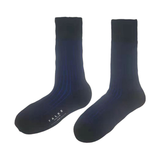 FALKE德国鹰客Shadow条纹商务休闲袜棉男袜子中筒袜西装袜14648