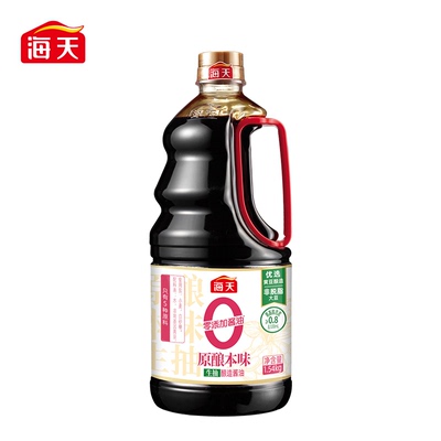 海天零添加原酿本味生抽酱油1.54kg厨房烹饪性价比0添加