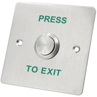 户外防水门禁开关面板自复位86型出门按钮窄长条立柱开门按钮防雨