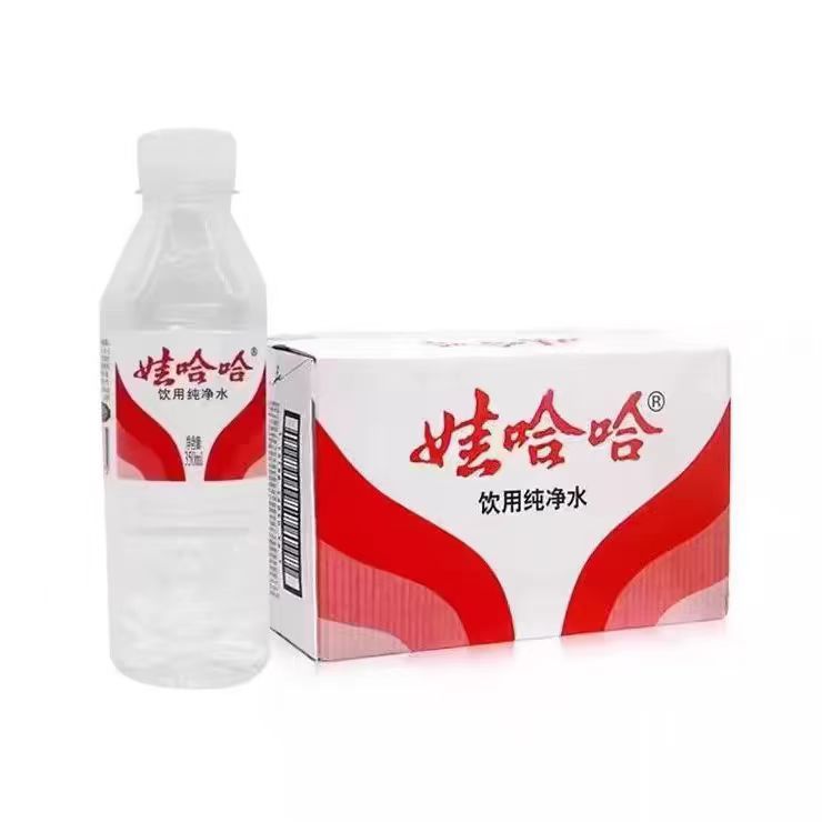 娃哈哈纯净水350ml24瓶12瓶迷你小瓶整箱家庭会议日常饮用水