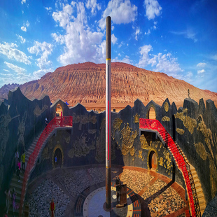 新疆旅游吐鲁番全景火焰山葡萄沟交河古城郡王府动车纯玩1日跟团