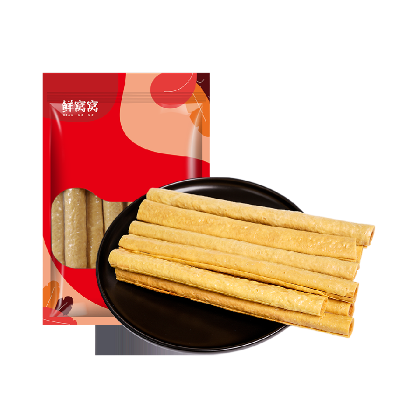 鲜窝窝 豆笋200g四川开江豆笋手工豆筋棒特产黄豆笋腐竹火锅食材