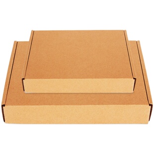 捆装飞机盒100个牛皮纸盒子手幅包装盒打包盒纸箱特硬纸壳定制