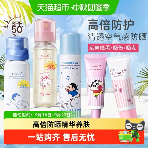 娜丽丝SPF50+防晒水润细腻