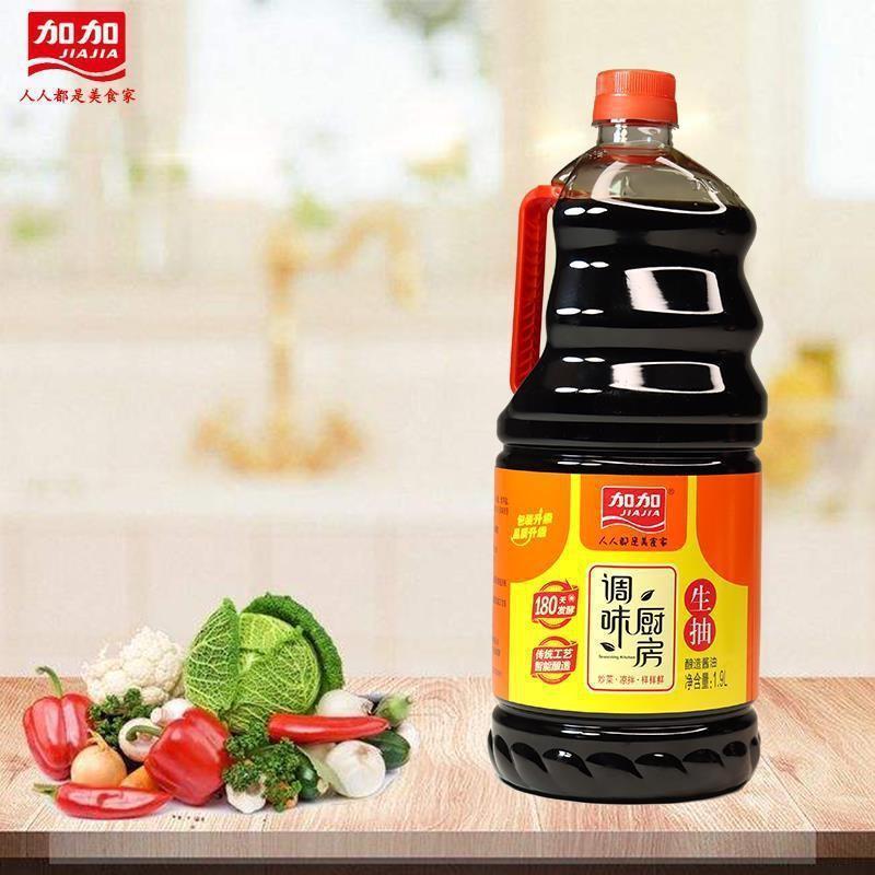 加加调味厨房生抽酱油1.9L