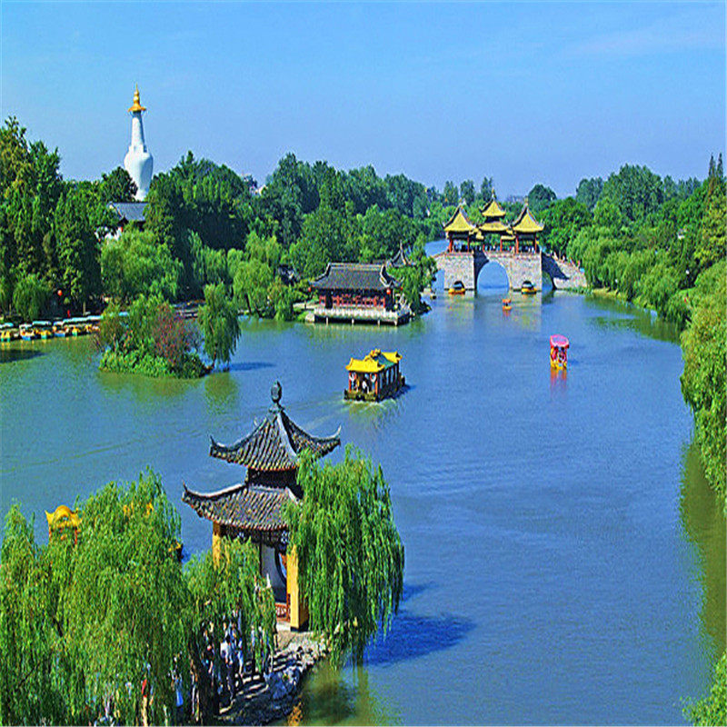 扬州瘦西湖 大明寺 何园 东关街 大运河博物馆纯玩2日游