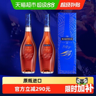 白兰地名士VSOP700ml 2瓶 法国进口洋酒 马爹利