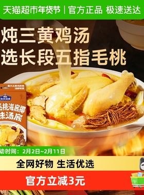 加点滋味五指毛桃海底椰风味鸡汤汤底浓汤宝鸡肉火锅底料汤底101g