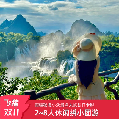 广西崇左德天瀑布两日纯玩游