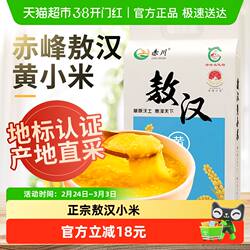 赤川敖汉黄小米5斤内蒙小米金苗k1赤峰小米粟米五谷杂粮当季新米
