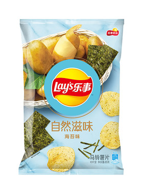 乐事自然滋味海苔味零食薯片
