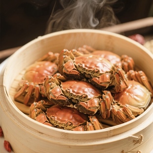 鲜活直达餐桌 足斤足两蟹黄饱满 大闸蟹礼盒 全母蟹满黄 活蟹