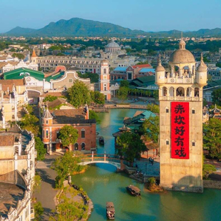 江门赤坎华侨古镇金墟酒店+双早+双人赤坎古镇游玩+接驳车