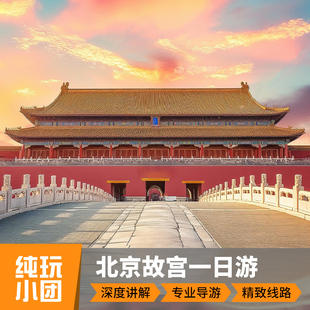 北京故宫博物院大门票预约特级大咖讲师解说故宫深度游可选上下午