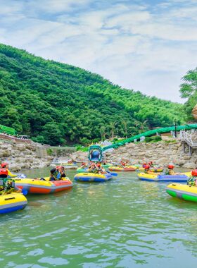 [安吉龙出没大峡谷漂流-大门票+勇士漂流]夏日浮力安吉龙出没勇士漂