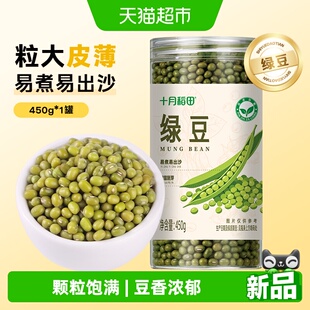 十月稻田绿豆五谷杂粮颗粒饱满可发芽易煮易出沙绿豆汤绿豆糕