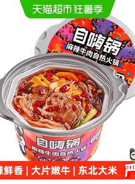 自嗨锅即食麻辣牛肉自热火锅193g