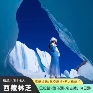 【冬游首选】西藏林芝来古冰川大峡谷鲁朗波密然乌湖豪华商务8人