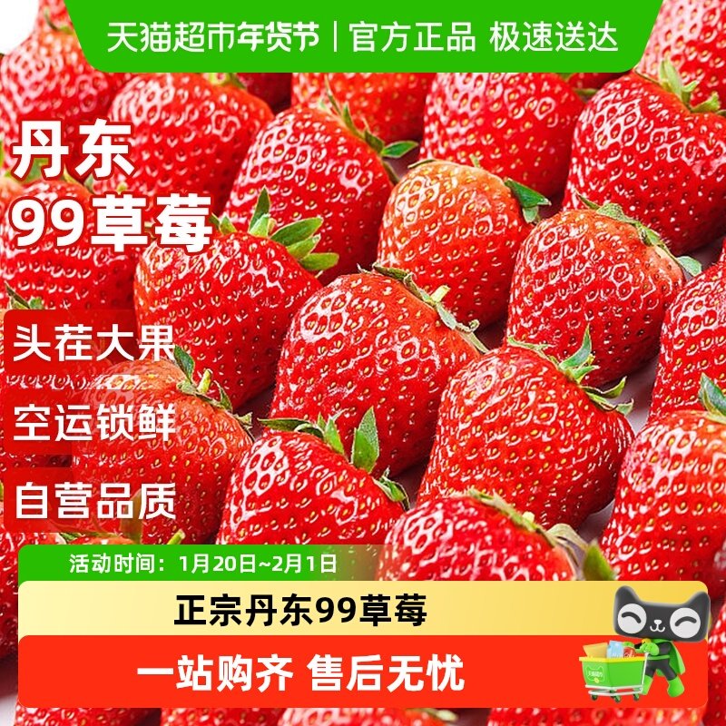 丹东草莓99红颜正宗奶油大甜草莓当季新鲜水果东港九九整箱空运,水产肉类/新鲜蔬果/熟食,草莓,淘宝优惠券,粉丝福利购,淘宝优惠卷
