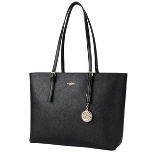 金利来单肩手提手拎包大容量妈妈包女时尚百搭气质牛皮通勤托特包