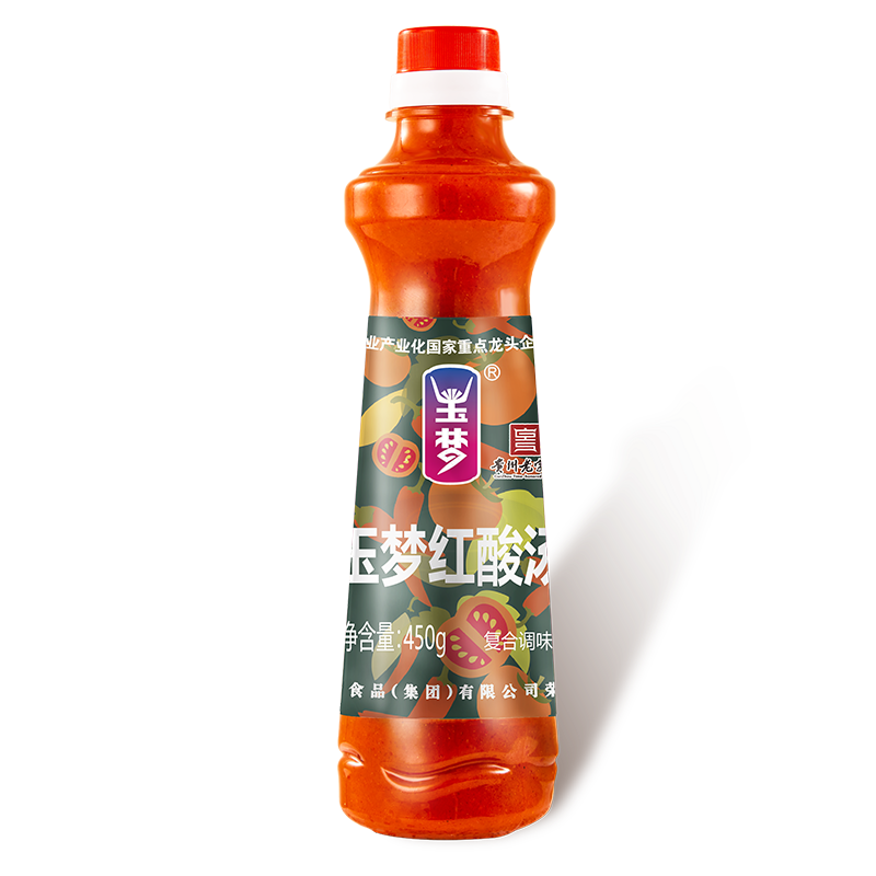 玉梦贵州红酸汤复合调味料450克/瓶 无防腐剂添加