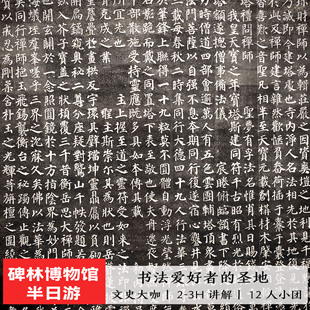 文物会说话 西安碑林博物馆半日游 3H大咖深度讲解12人小团含票