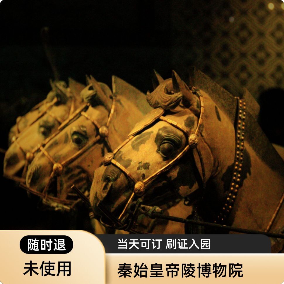 [秦始皇帝陵博物院（兵马俑）-门票]秦始皇帝陵博物院(兵马俑)门票(含丽山园)票