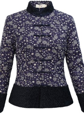 筠雅唐装棉服女中国风加厚保暖