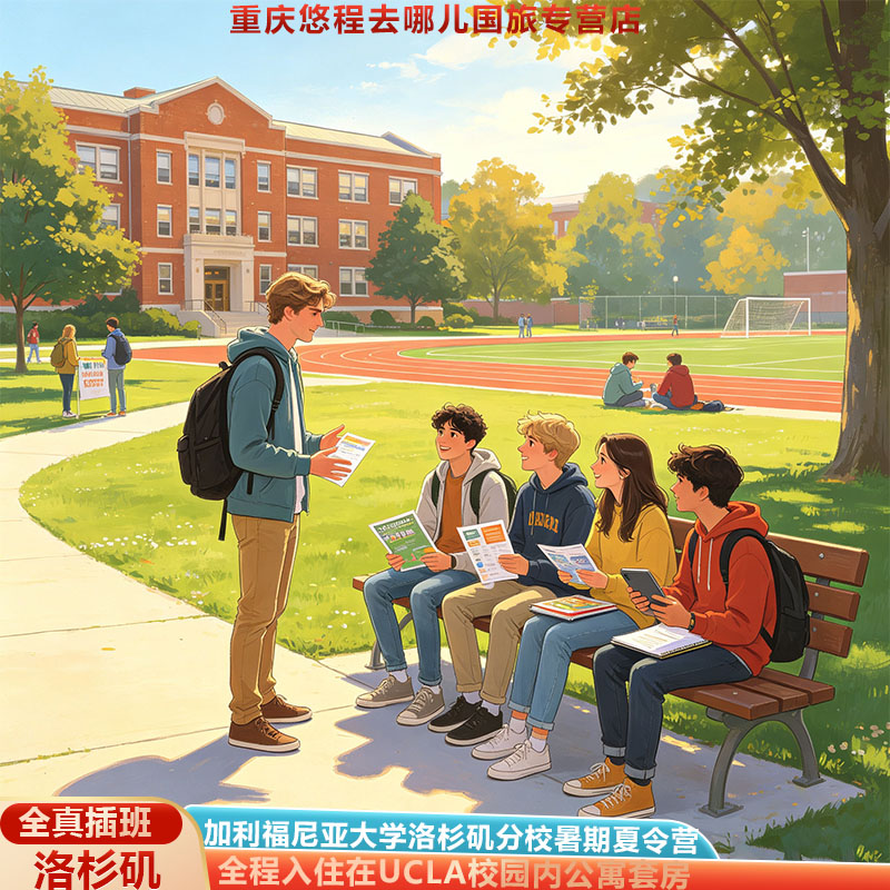 插班生-加利福尼亚大学洛杉矶分校青少年英语文化交流14天夏令营