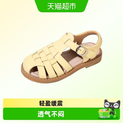 ARIACA女童编织夏季软底公主鞋