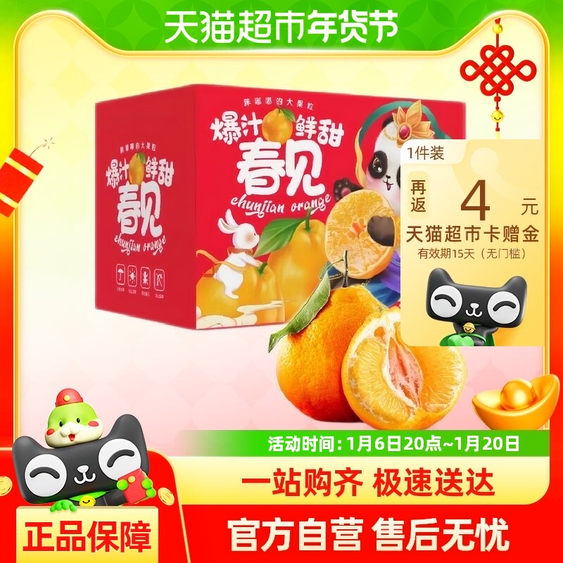 四川春见耙耙柑新鲜橘子当季柑桔水果包邮