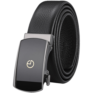 金利来新款皮带男真皮裤带自动扣牛皮商务品牌男士腰带礼盒包装