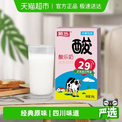 菊乐酸乐奶四川味道风味奶