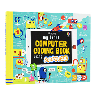 我的编程启蒙书 精装 My First Computer Coding Book with ScratchJr 英文原版儿童趣味启蒙编程 进口英语学习指导书籍