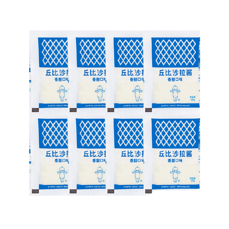 丘比香甜沙拉酱240g（30g*8袋）独立包装沙拉酱蔬菜水果沙拉调味,粮油调味/速食/干货/烘焙,沙拉/千岛/蛋黄酱/油醋汁,淘宝优惠券,粉丝福利购,淘宝优惠卷