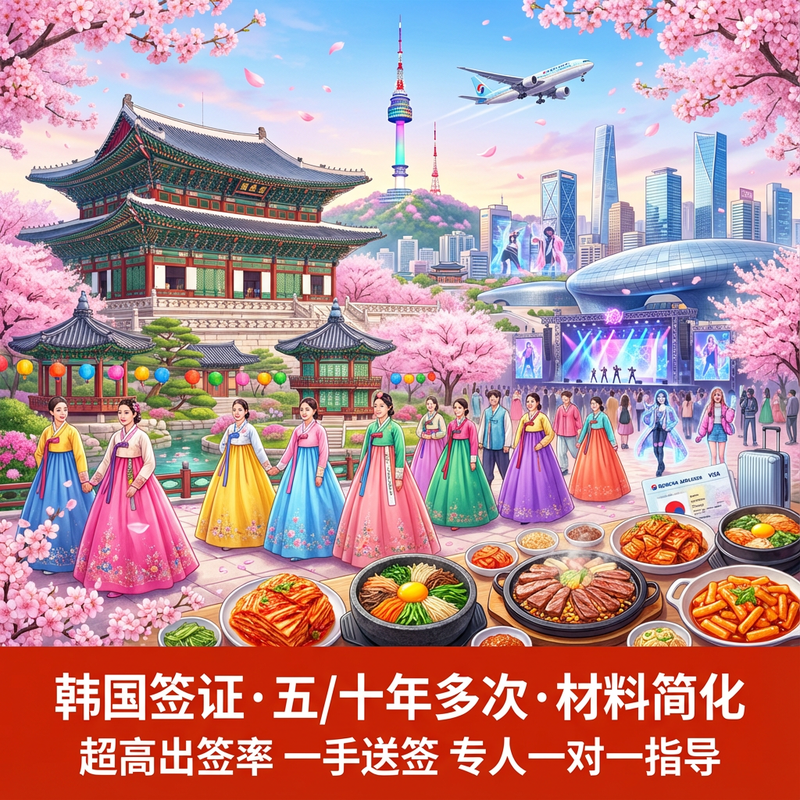 韩国·单次签证·北京送签·简化材料可加急办理个人旅游免在职免财力内蒙古北京天津山西新疆河北西藏青海,度假线路/签证送关/旅游服务,普通签证,淘宝优惠券,粉丝福利购,淘宝优惠卷