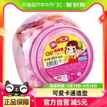 不二家棒棒糖水果味375g*1桶糖果喜糖水果糖儿童零食小吃休闲食品