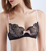 YI75B 刺绣蕾丝聚拢舒适 甜美诱惑 75C 75D