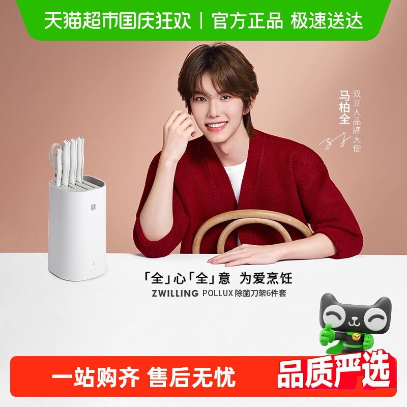 双立人除菌全套厨房刀具