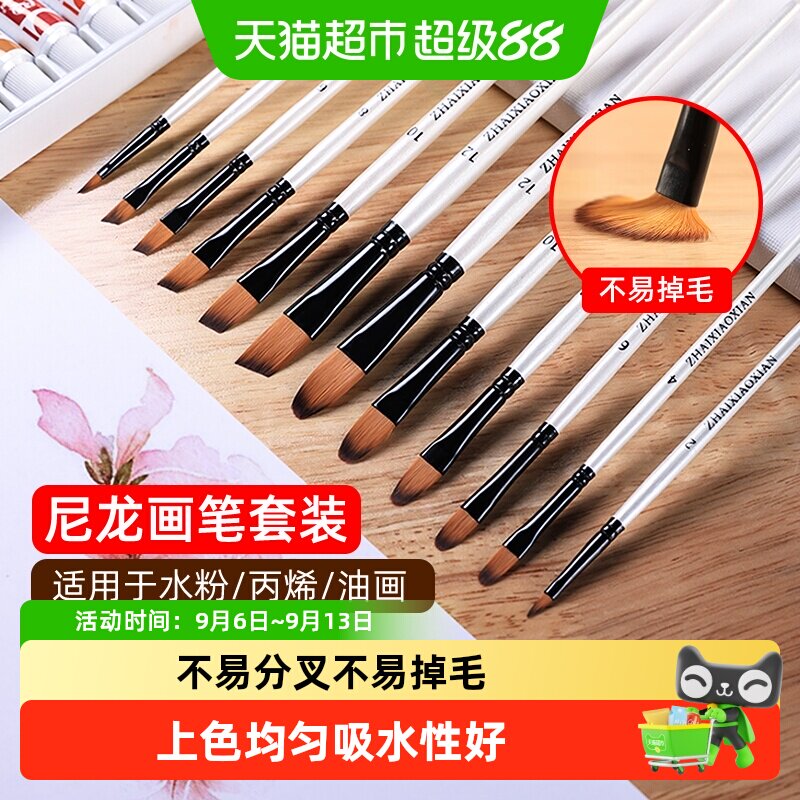 宅小仙学生画笔不易分叉不易掉毛图片