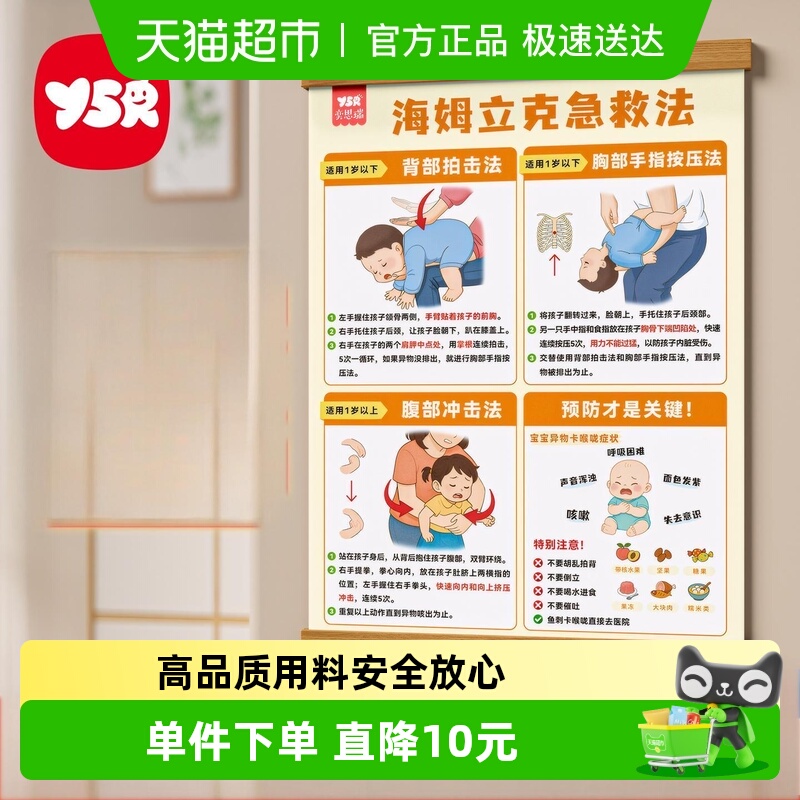 Y·S·R/奕思瑞海姆立克急救挂图