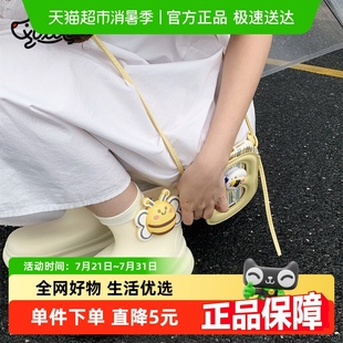 穿创意立体小蜜蜂可爱水鞋 细细条 四季 防滑防水新款 女 EVA雨靴胶鞋