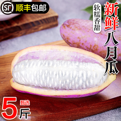 顺丰包邮八月瓜新鲜水果八月炸装当季现摘香瓜应季麻藤包甜瓜