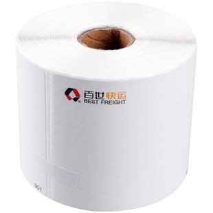 快运物流标签打印纸 大小卷齐全壹米滴答百世韵大中通快运天地华宇顺心捷达安能子单便携式热敏条码贴纸 强粘