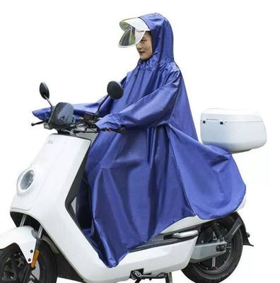劳保佳雨披雨衣电动车带袖雨披电瓶加厚全身男女骑行骑手有袖子雨
