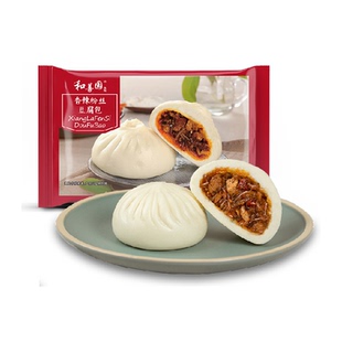 和善园包子香辣粉丝豆腐包包子家用早餐半成品包点