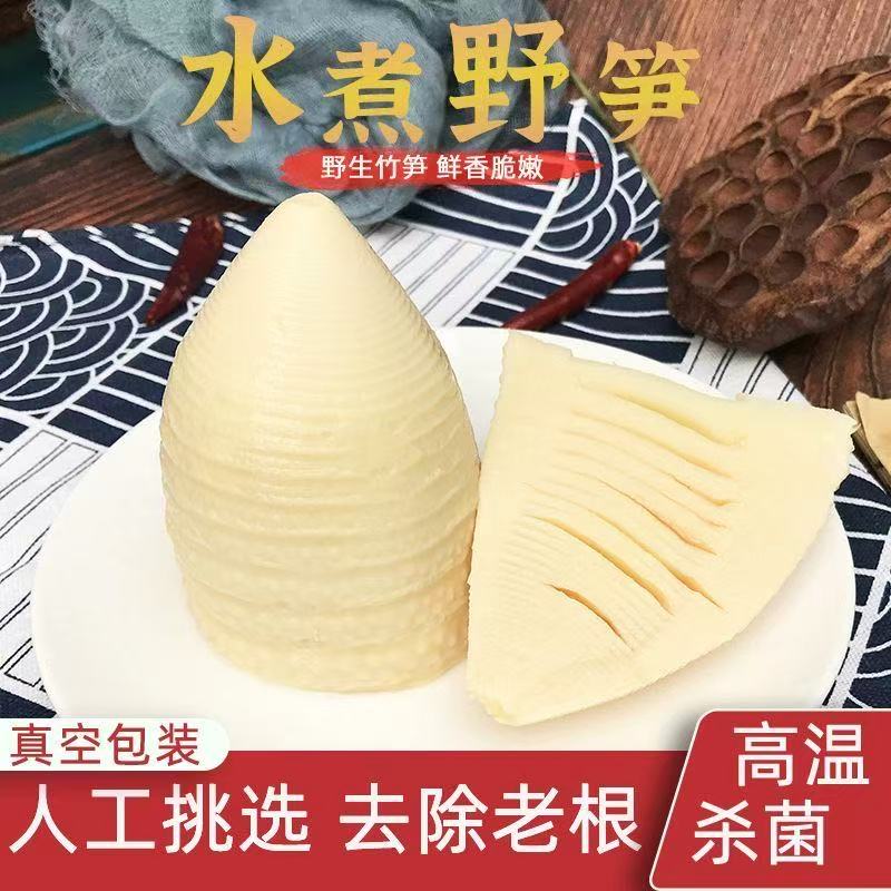 竹笋新鲜原味水煮冬笋春笋包装袋装一整箱批发江西冬笋火锅笋尖
