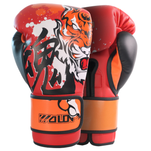 五龙拳击手套国潮新品男女拳套散打手套拳套搏击沙袋手套搏击手套