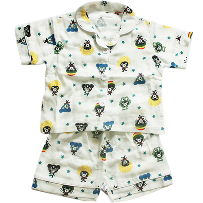 男童短袖短裤睡衣宝宝睡衣套装