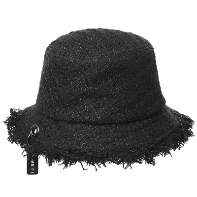 shineli李姗花呢毛边毛呢渔夫帽